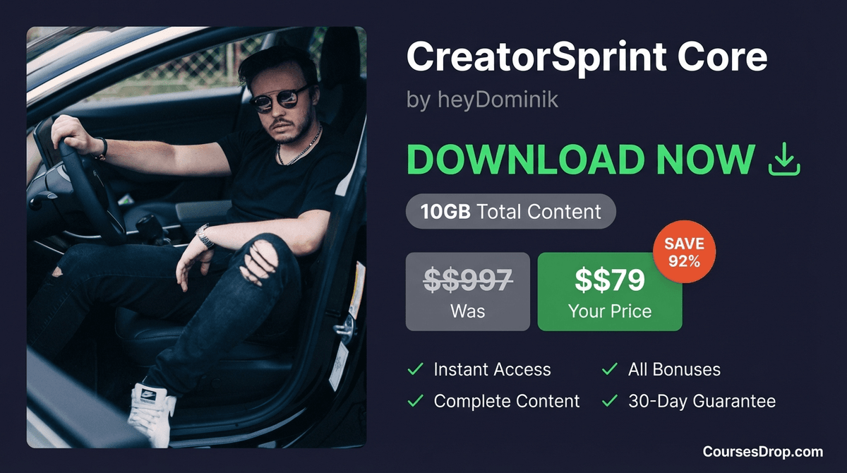 CreatorSprint Core download package